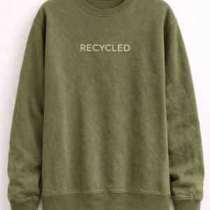 Sweatshirt Reciclada Verde Oliva
